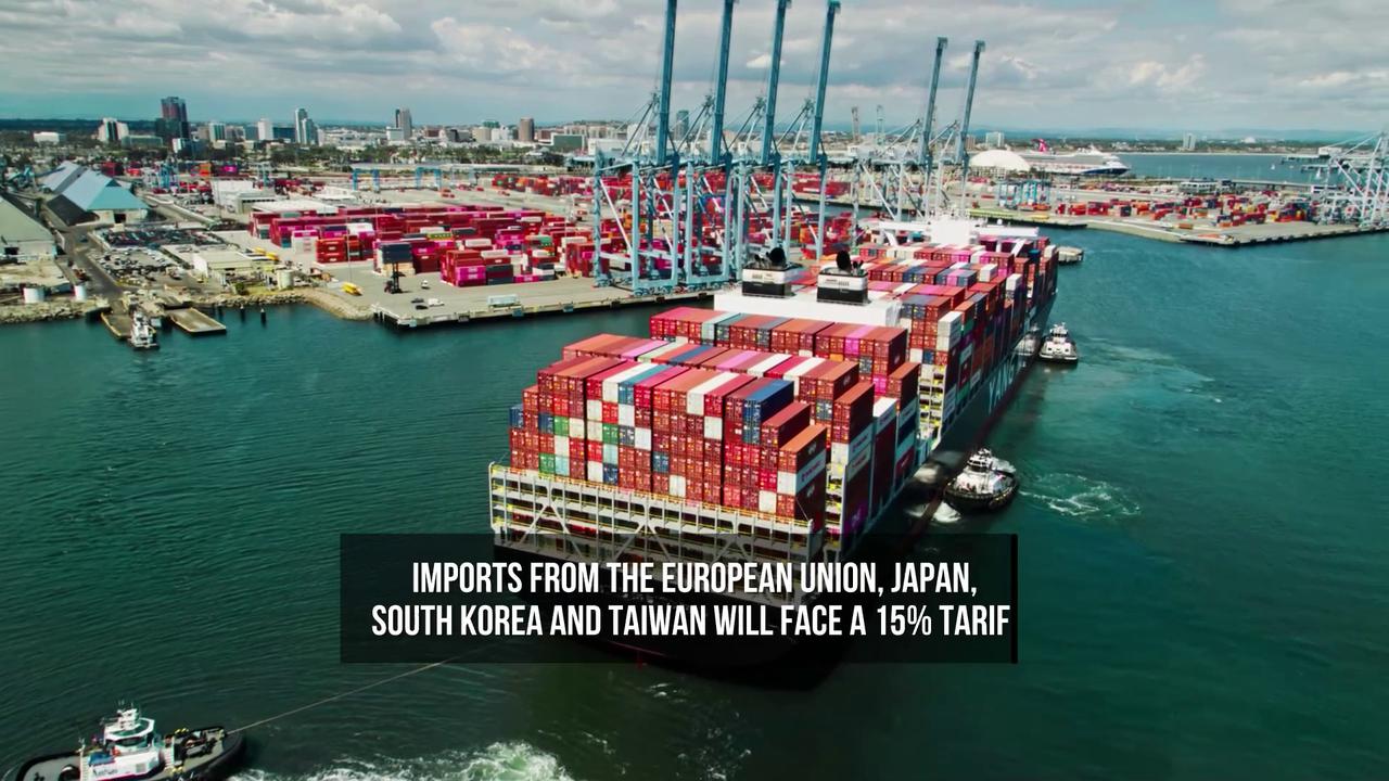 Video thumbnail for Trump Administration Announces New Tariffs on Drone Imports.