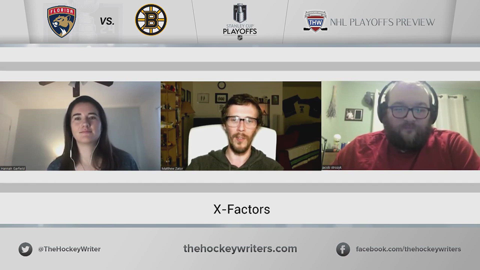 Video thumbnail for Panthers vs. Bruins 2024 NHL Playoff Preview - Potential X Factors