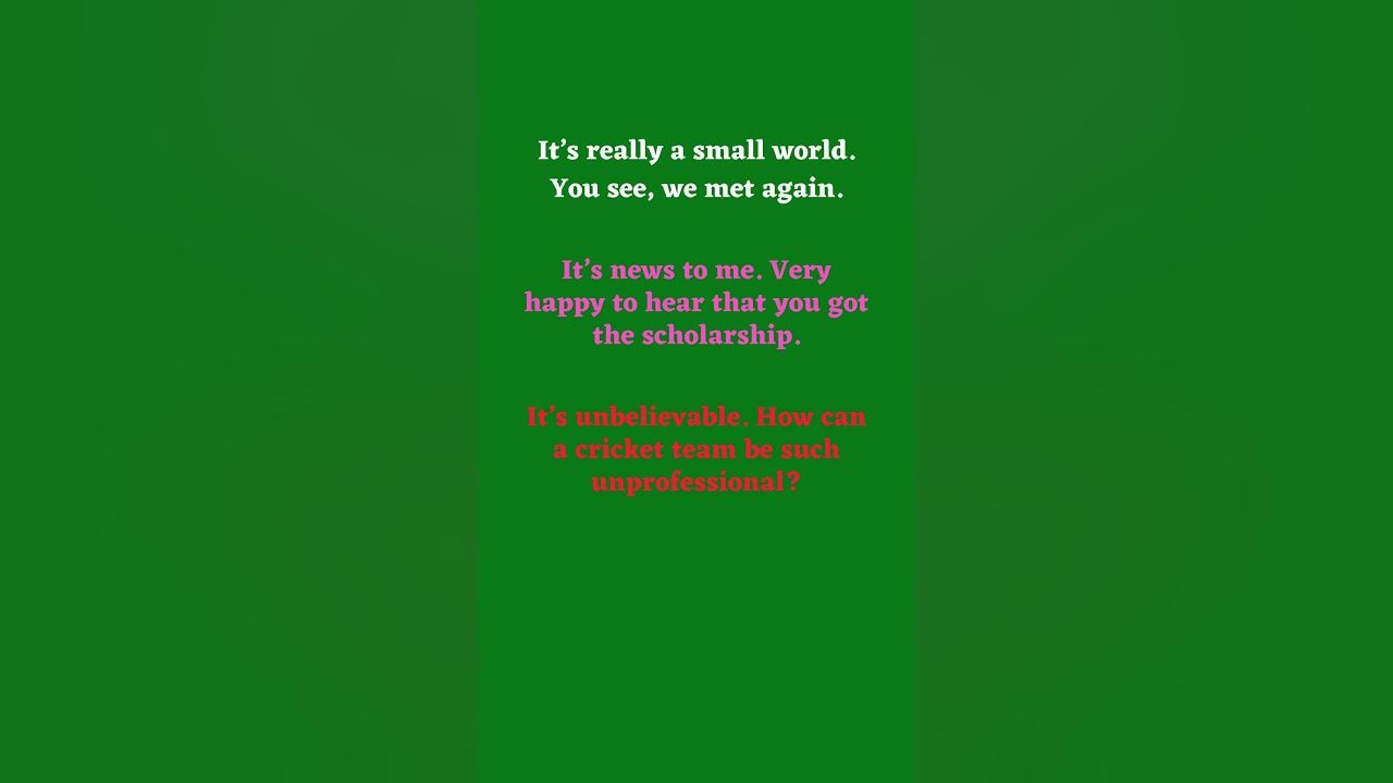'Video thumbnail for Different Ways of Expressing Surprise Part 6'