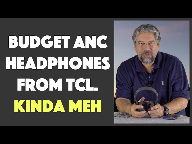 Video thumbnail for TCL MTRO-200NC ANC Bluetooth Headphones -- REVIEW