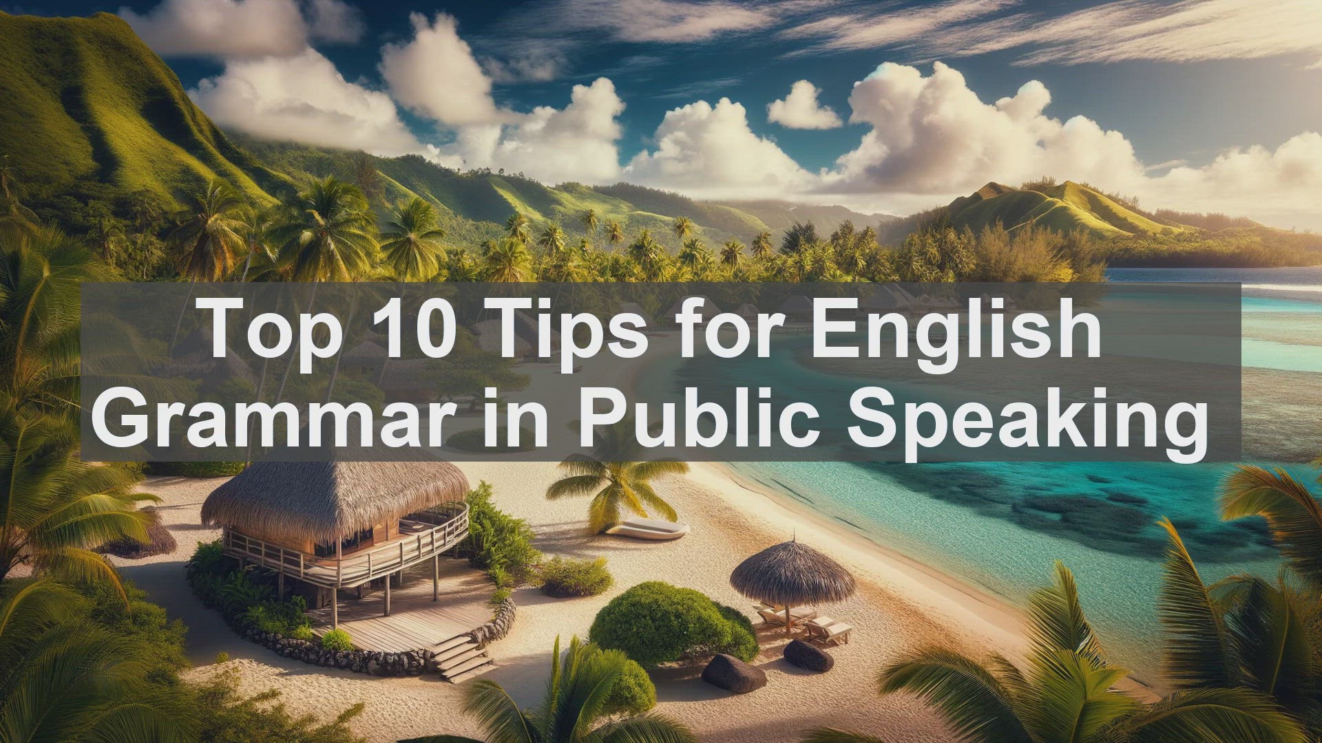 'Video thumbnail for Top 10 Tips for English Grammar in Public Speaking'