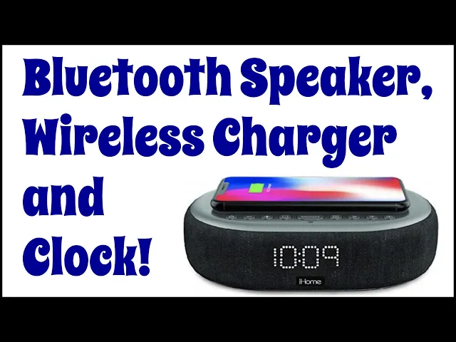 Video thumbnail for iHome TimeBoost (iBTW41) Bluetooth Speaker & Qi Charger -- REVIEW