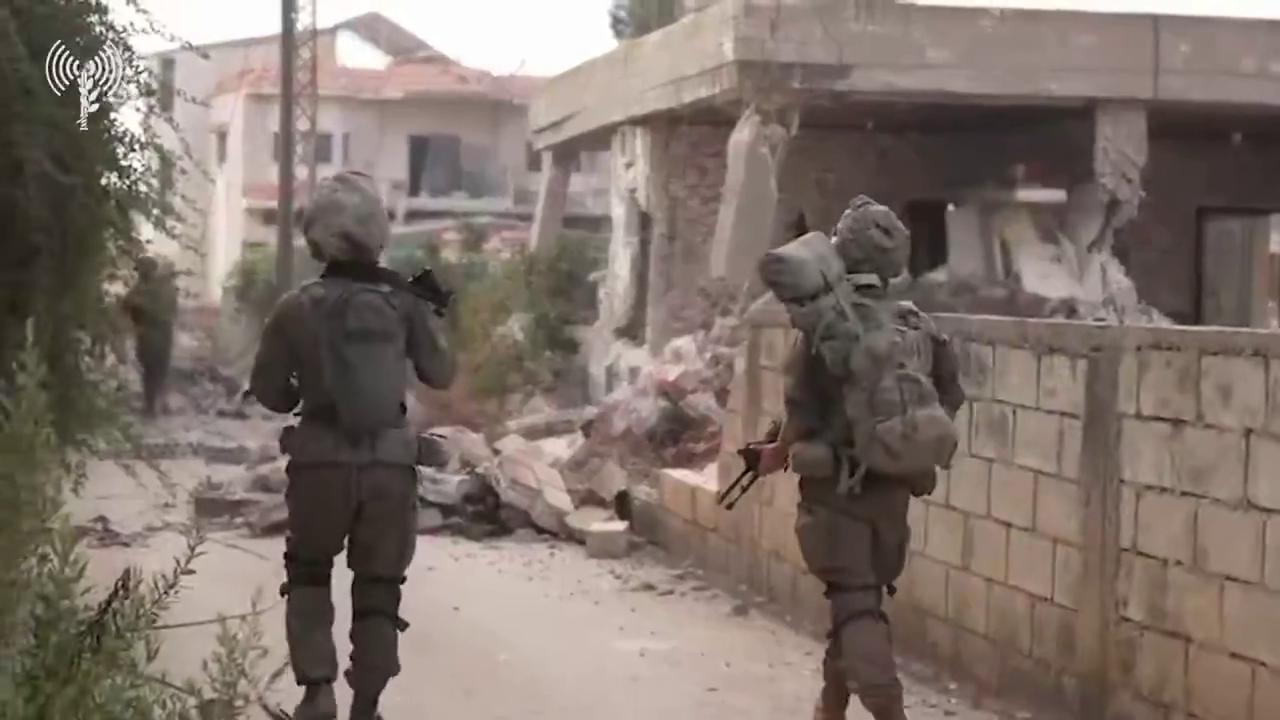 Video thumbnail for Lebanon: Israeli Forces Say Golani Troops Destroyed More Than 400 Hezbollah Sites in Southern Lebanon.