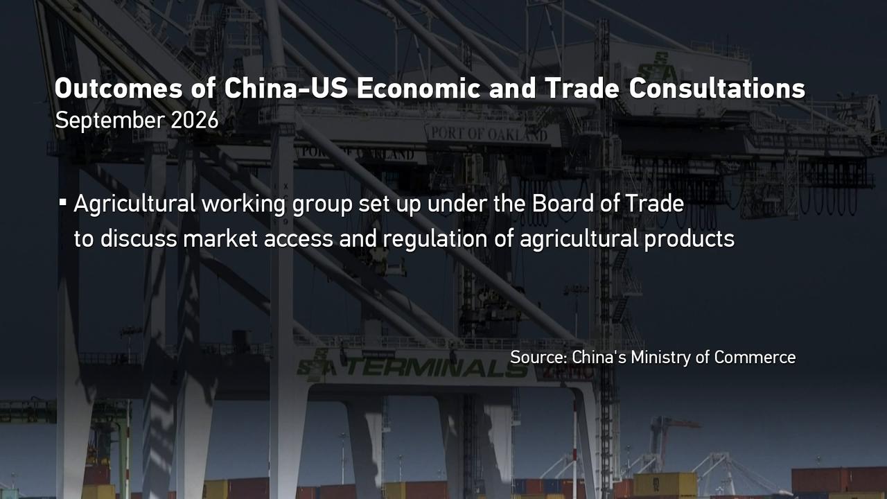 Video thumbnail for China: 8th round of China-US economic, trade consultations yields positive consensus: commerce ministry.