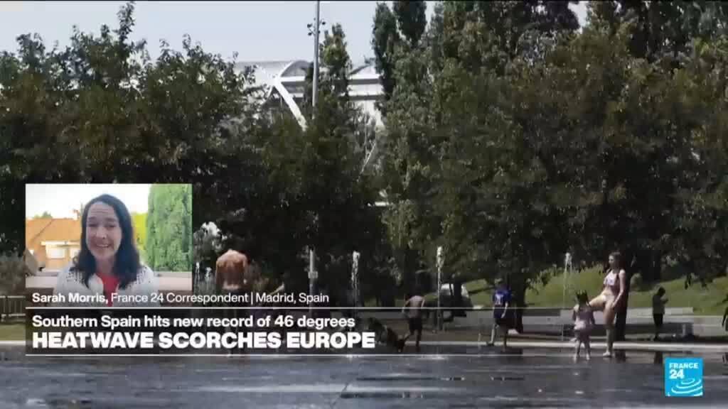 Video thumbnail for Spain suffers scorching heatwave