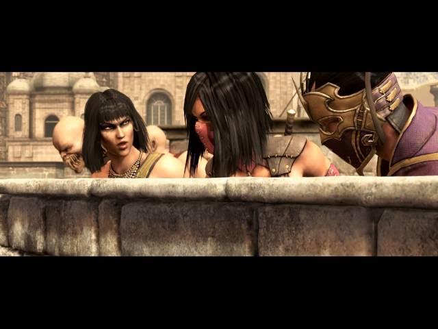 Video thumbnail for Mortal Kombat X - Chapter 2 Kotal Kahn: Erron Black, Mileena, Rain, Tanya Kano Caravan Cutscene