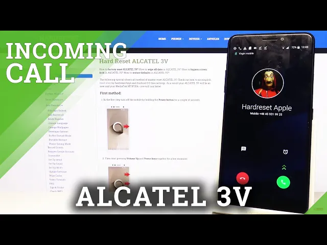 Video thumbnail for How Incoming Call Screen Looks Like in ALCATEL 3V – Discover Incoming Call Animation