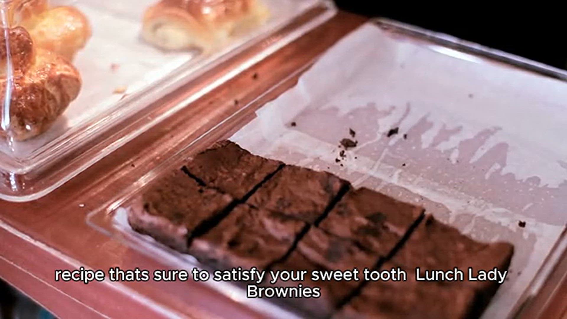 Video thumbnail for Lunch Lady Brownies Recipe