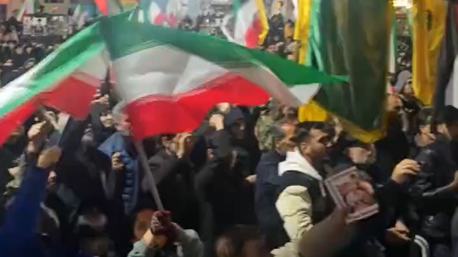 Video thumbnail for Demonstrators across Iran condemn US-Israeli war