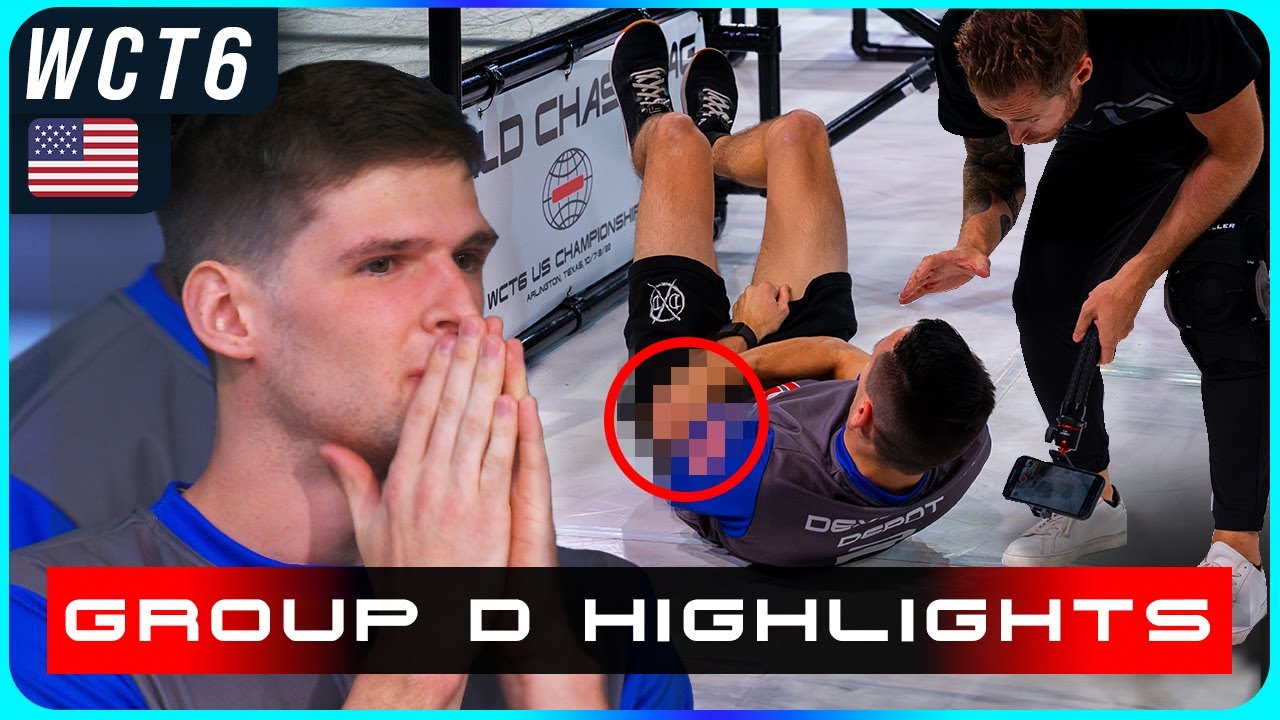 Video thumbnail for The WORST INJURY we've EVER HAD! | WCT6 - Group D Highlights