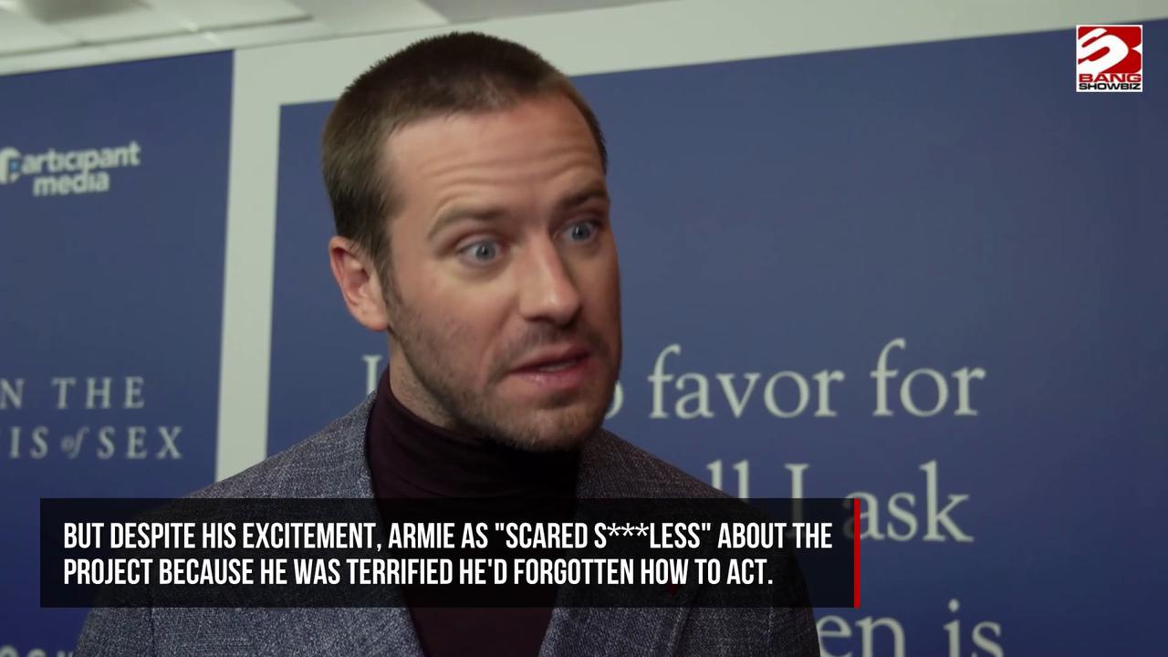 Video thumbnail for Armie Hammer cried when offered comeback role