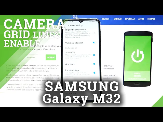 Video thumbnail for How to Manage Camera Grid Lines in SAMSUNG Galaxy M32 – Apply Helper Lines