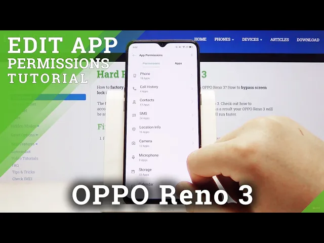 Video thumbnail for How to Enter App Permission in OPPO Reno 3 – Control App Permission