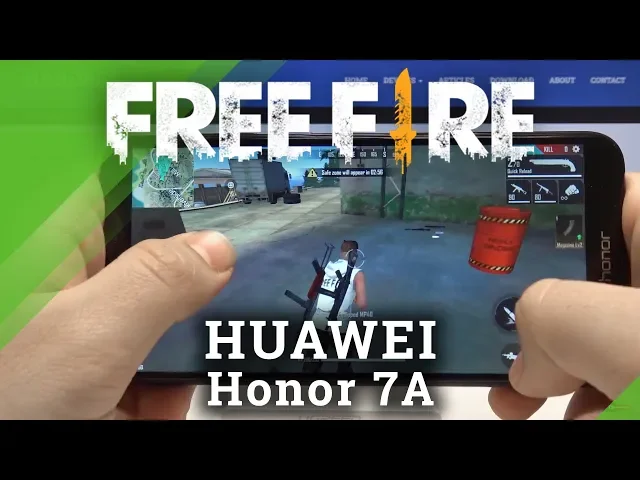 Video thumbnail for TEST Garena Free Fire on HUAWEI Honor 7A – Checkup Performance
