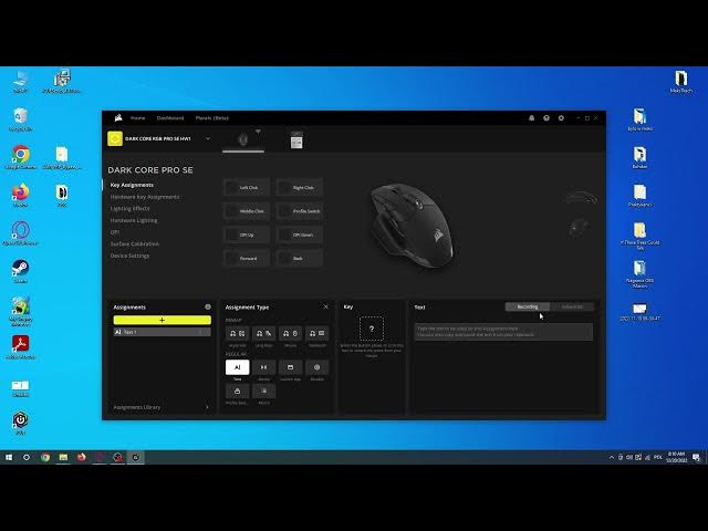 Video thumbnail for Corsair Dark Core RGB SE Pro - How To Change Buttons Mapping