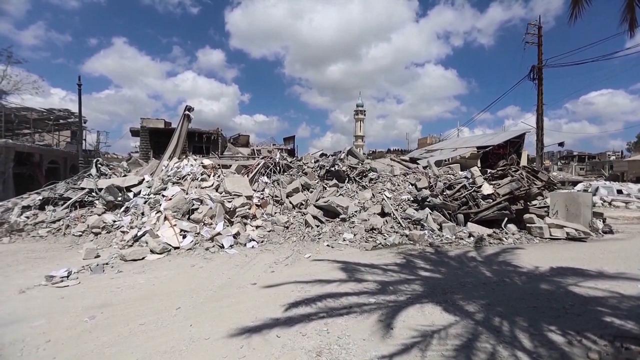 Video thumbnail for Italy: Israel, Lebanon resume US-mediated talks in Rome.