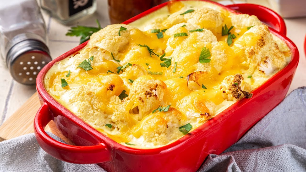 'Video thumbnail for Low Carb Cauliflower Casserole : video blog'