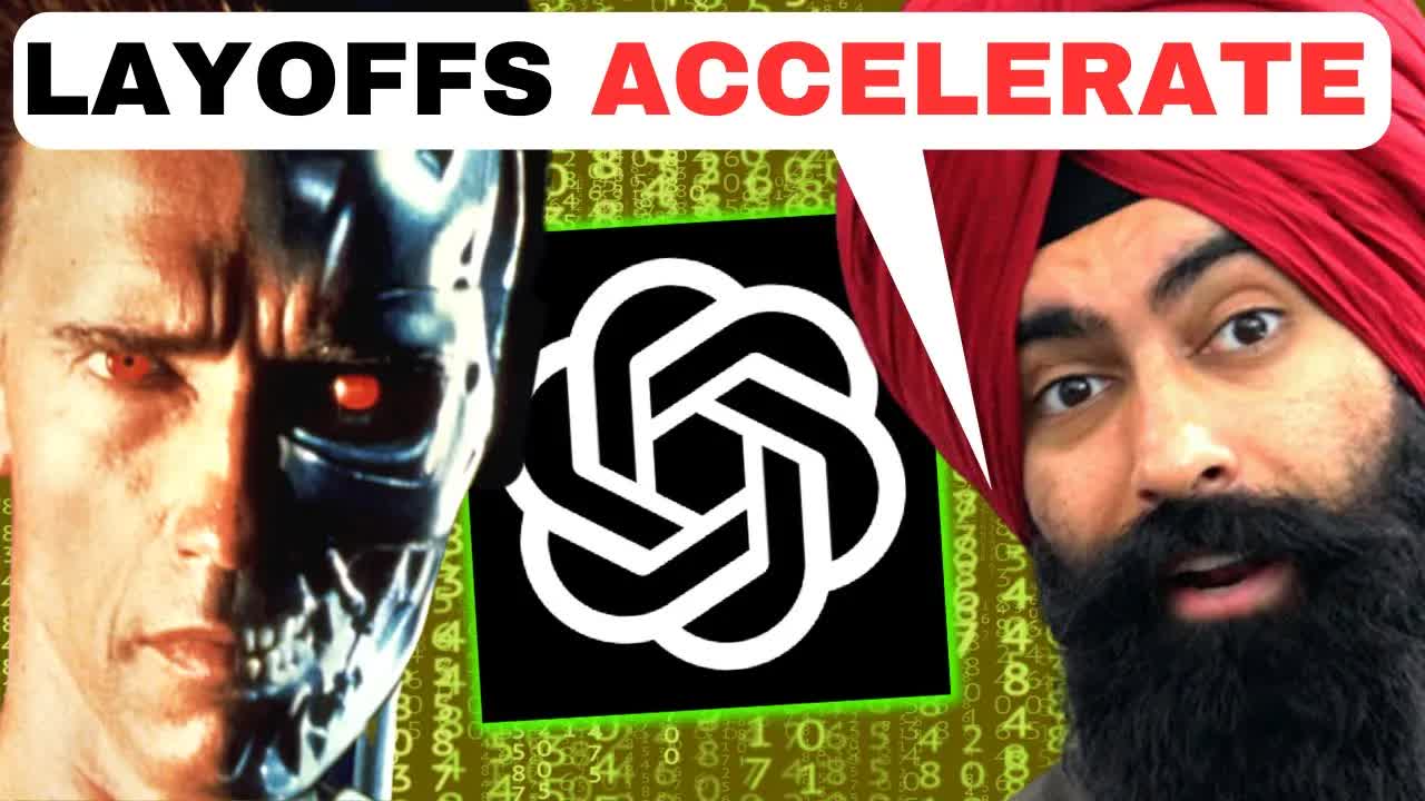 Video thumbnail for Minority Mindset: ai & chatgpt layoffs begin: understanding job displacement & the future of work