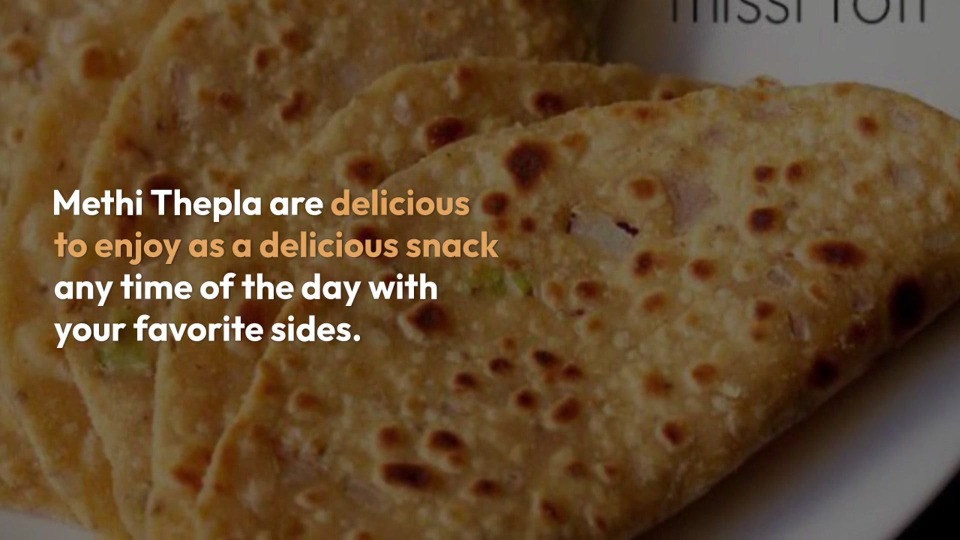 Video thumbnail for Thepla Recipe Multigrain Methi Thepla