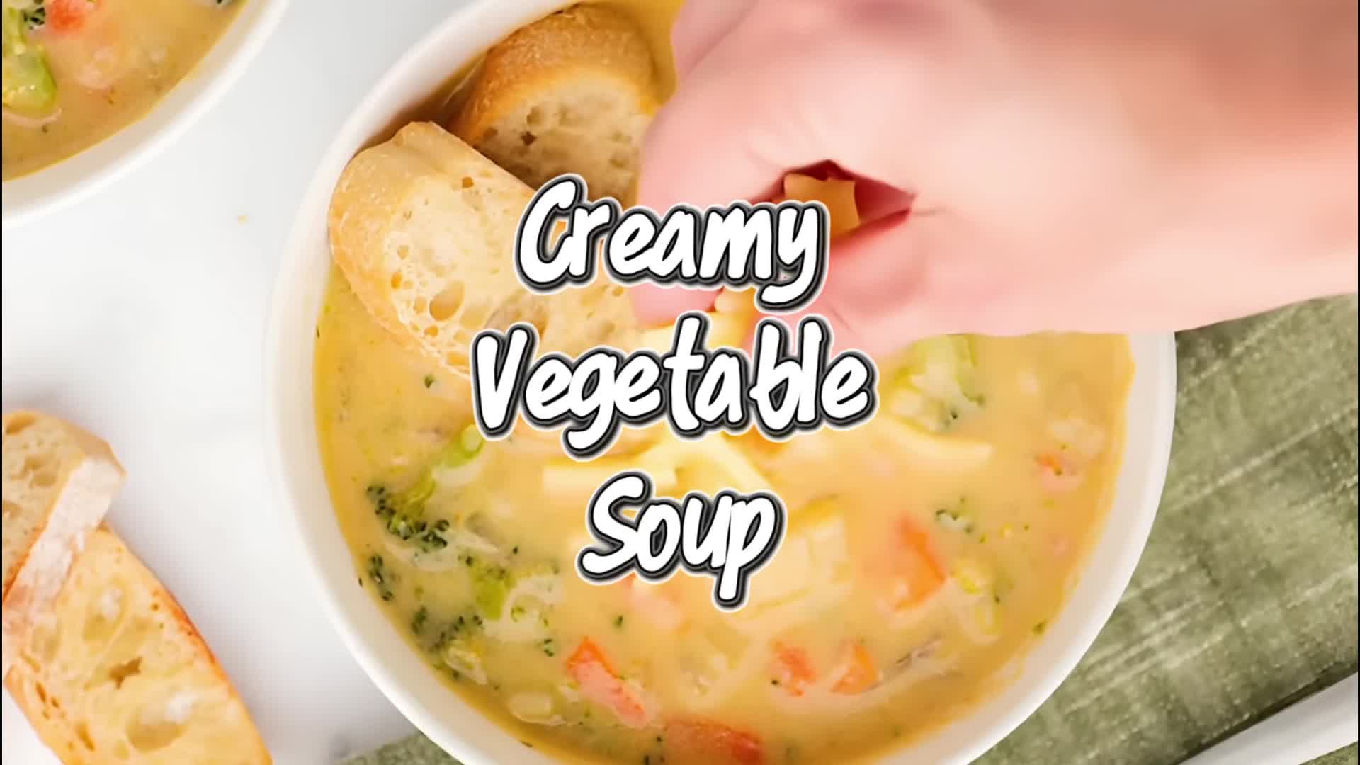 Video thumbnail for Creamy Vegetable Soup | Easy, Comforting & Homemade #VegetableSoup #EasySoup #HomemadeSoup #ComfortFood