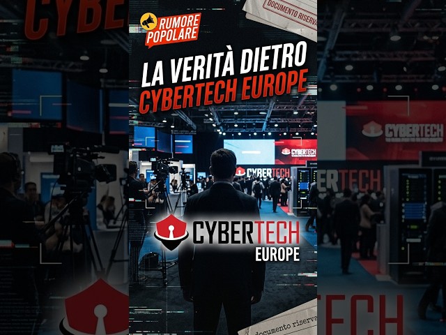 Video thumbnail for LA VERITÀ DIETRO CYBERTECH EUROPE #RumorePopolare