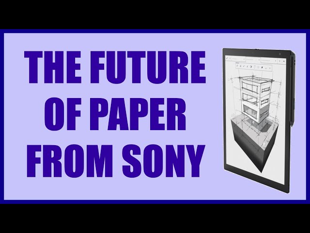 Video thumbnail for Sony Digital Paper Tablet DPT-RP1 -- REVIEW
