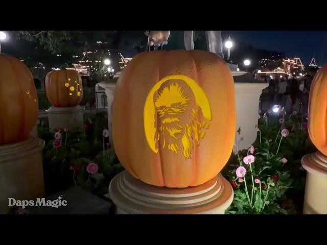 Video thumbnail for New Star Wars: Galaxy's Edge Pumpkin Arrives at Disneyland's Hub 4K