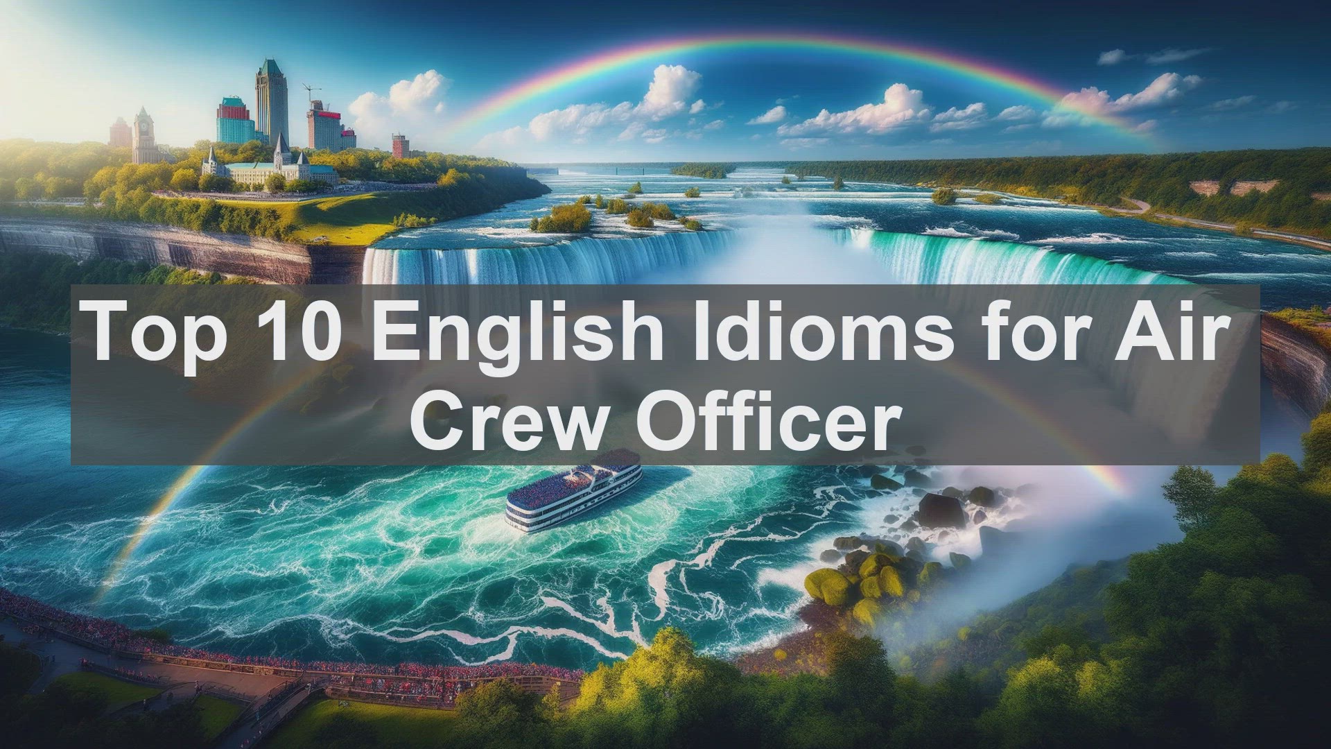 'Video thumbnail for Top 10 English Idioms for Air Crew Officer'
