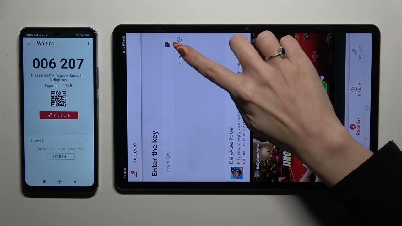 Video thumbnail for How to Transfer Data from Android to SAMSUNG GALAXY TAB A9 – Download & Use Send Anywhere App
