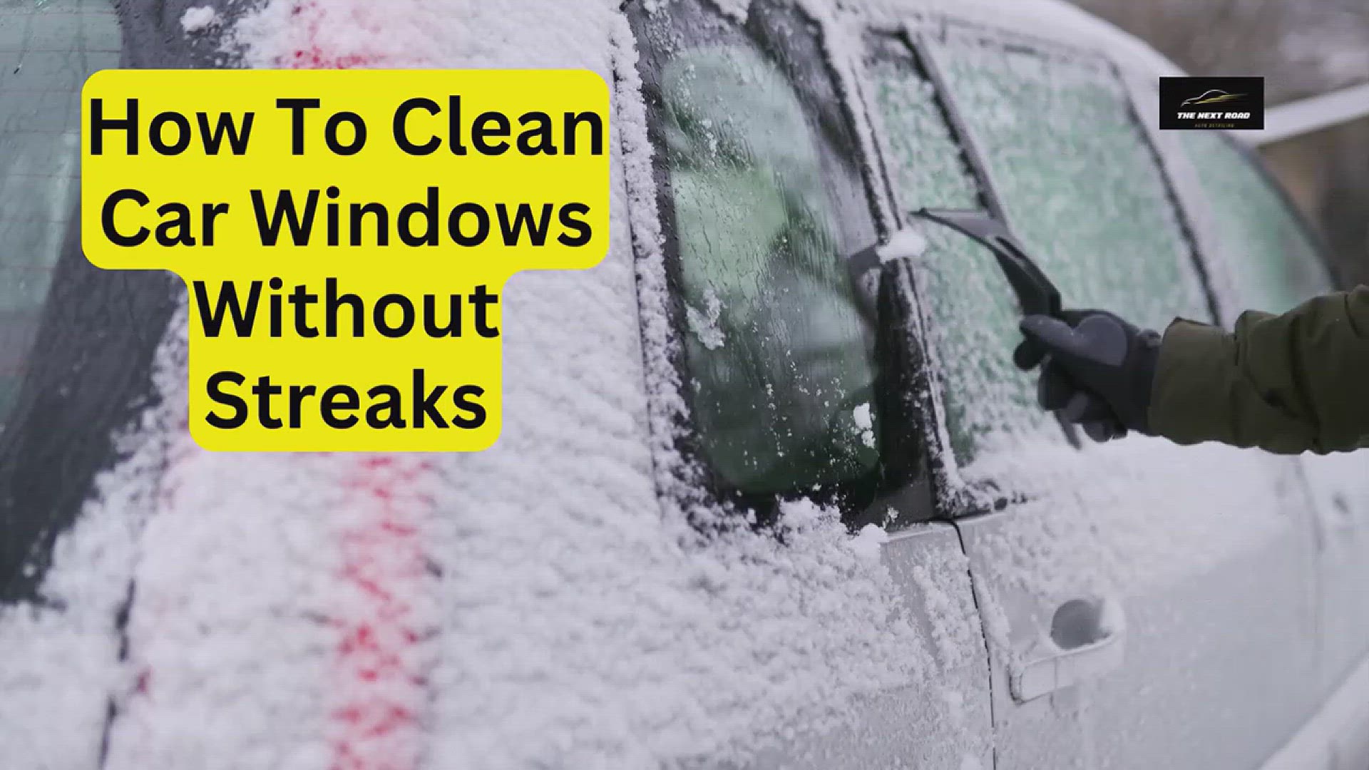 'Video thumbnail for How To Clean Car Windows Without Streaks'