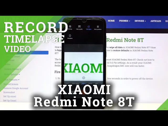 Video thumbnail for How to Record Time Lapse in XIAOMI Redmi Note 8T – Record Slow Actions