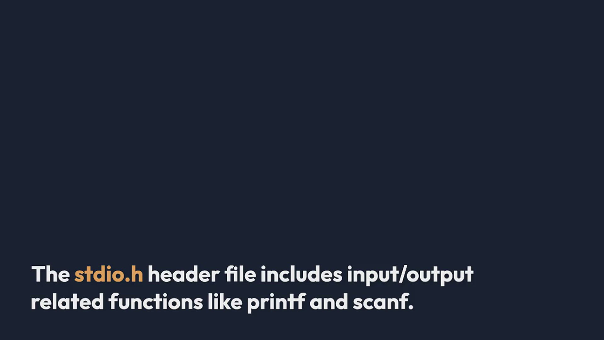 Video thumbnail for Explanation of Hello World Program with <stdio.h>