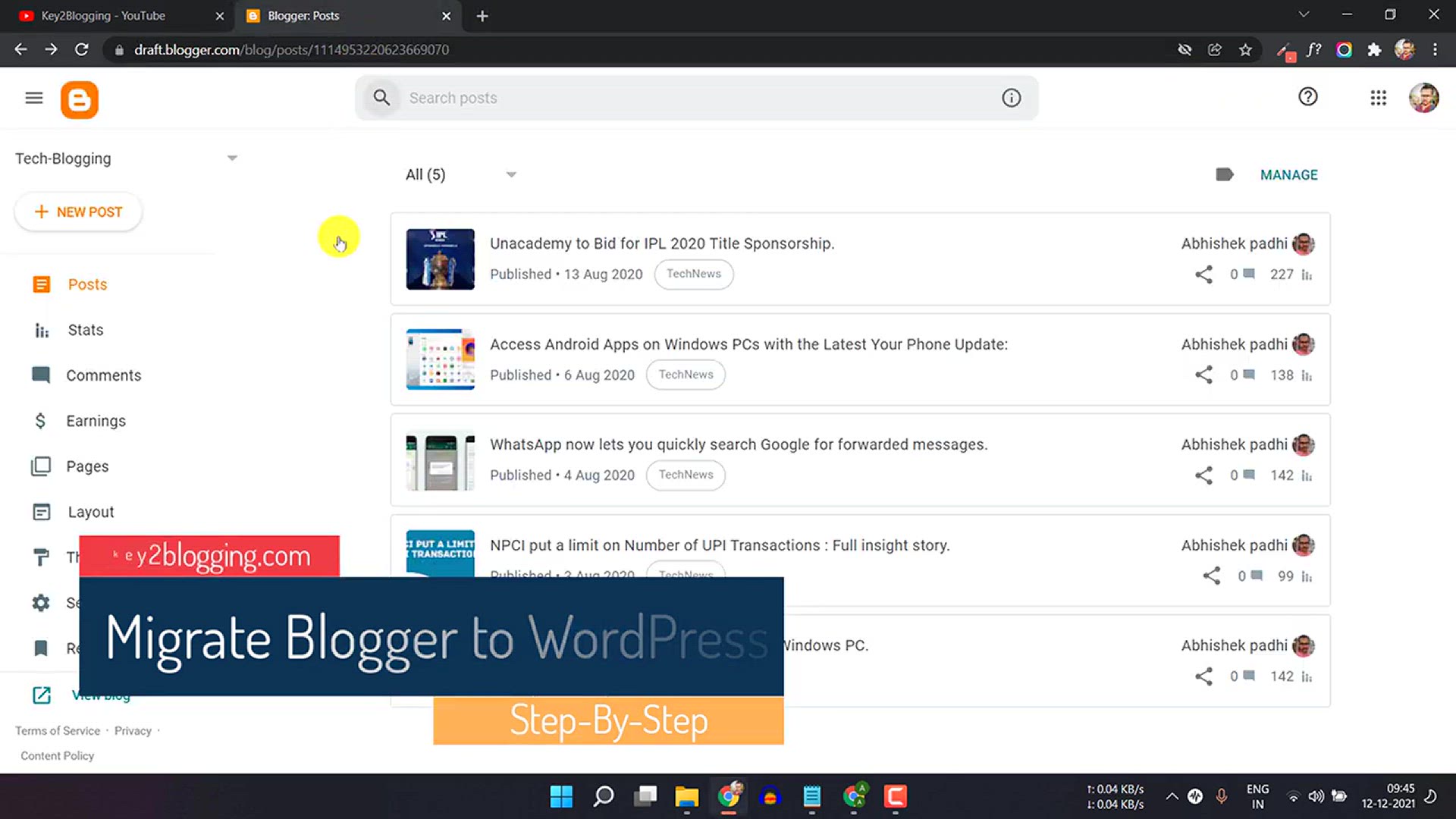 'Video thumbnail for How To Migrate Website From Blogger To WordPress Without Losing SEO Ranking'