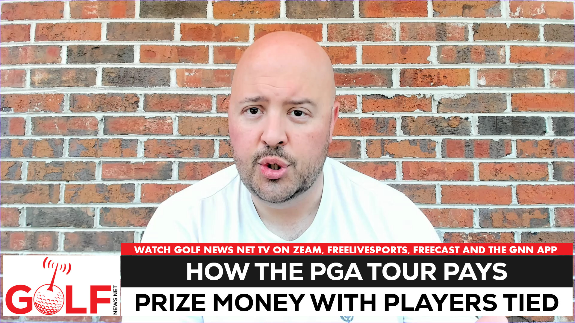 Video thumbnail for How the PGA Tour pays prize money when golfers are tied