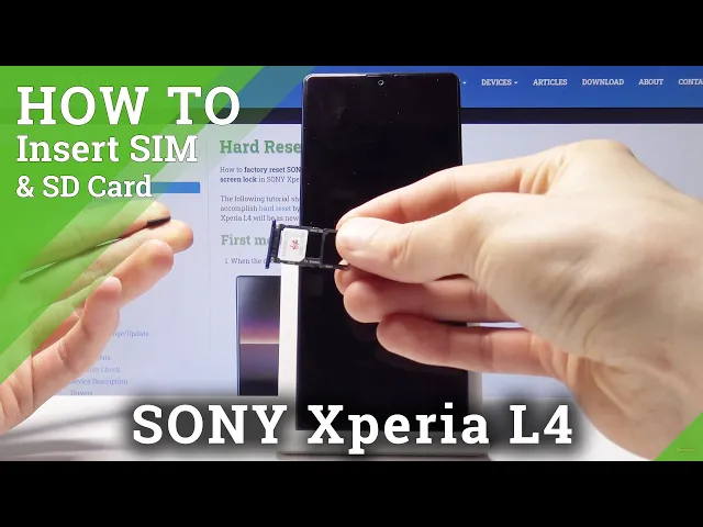 Video thumbnail for How to Insert SIM & SD Cards in SONY Xperia L4 – SIM & SD Installation