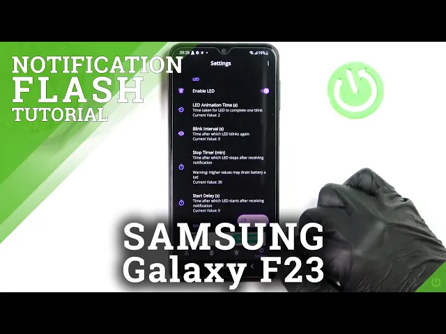 Video thumbnail for How to Set Up LED Notifications on SAMSUNG Galaxy F23 With NotifyBuddy App