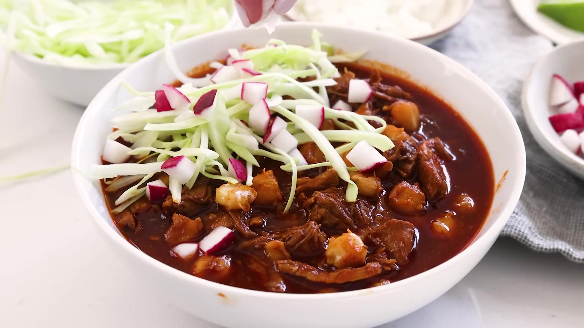 Video thumbnail for 91.POZOLE ROJO is a must-make authentic Mexican soup recipe! (1080p 24fps)