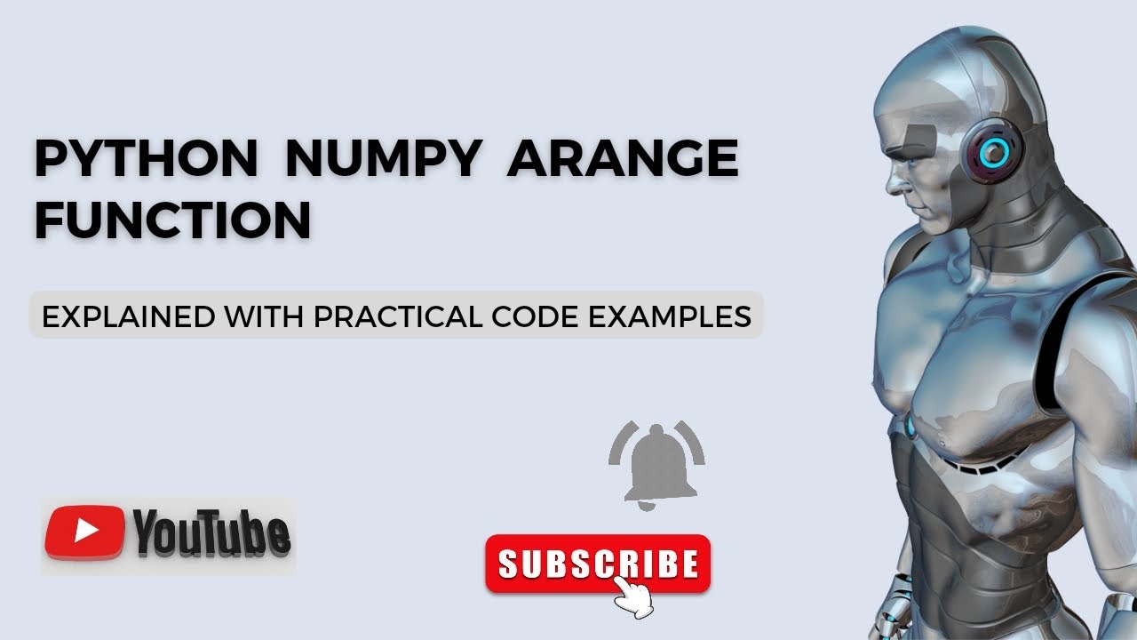 'Video thumbnail for Python Numpy Arange Function | Python Code Examples | Python Tutorial'