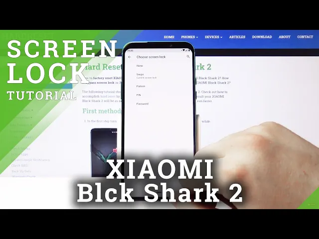 Video thumbnail for How to Change Screen Lock in Xiaomi Black Shark 2 – Lock Type