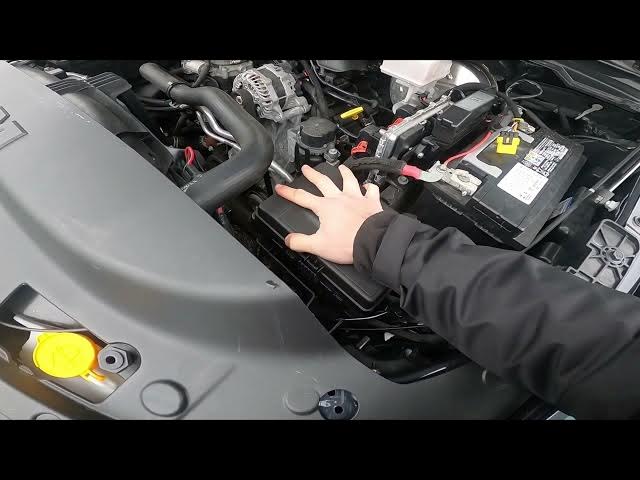 Video thumbnail for Where is Fuse Box Under the Hood in Dodge RAM REBEL 1500 II ( 2019 - now ) - Find Fuse Box