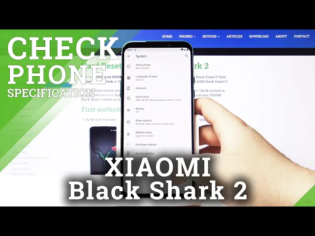 Video thumbnail for How to Check Phone Specs in Xiaomi Black Shark 2 - Learn Phone Details