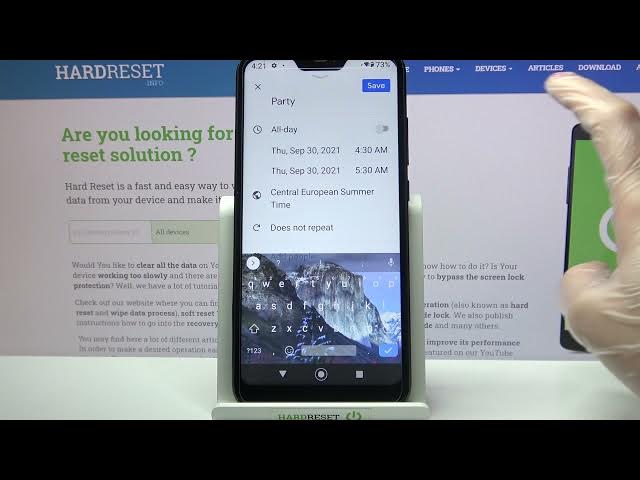 Video thumbnail for How to Add Events to Calendar on XIAOMI A2 Lite - Set Up Calendar Event