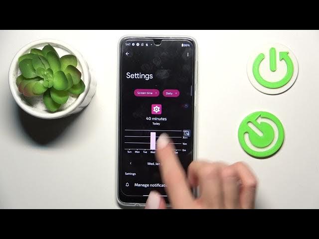 Video thumbnail for How to Check the Screen Time Information on MOTOROLA Moto G54 Power