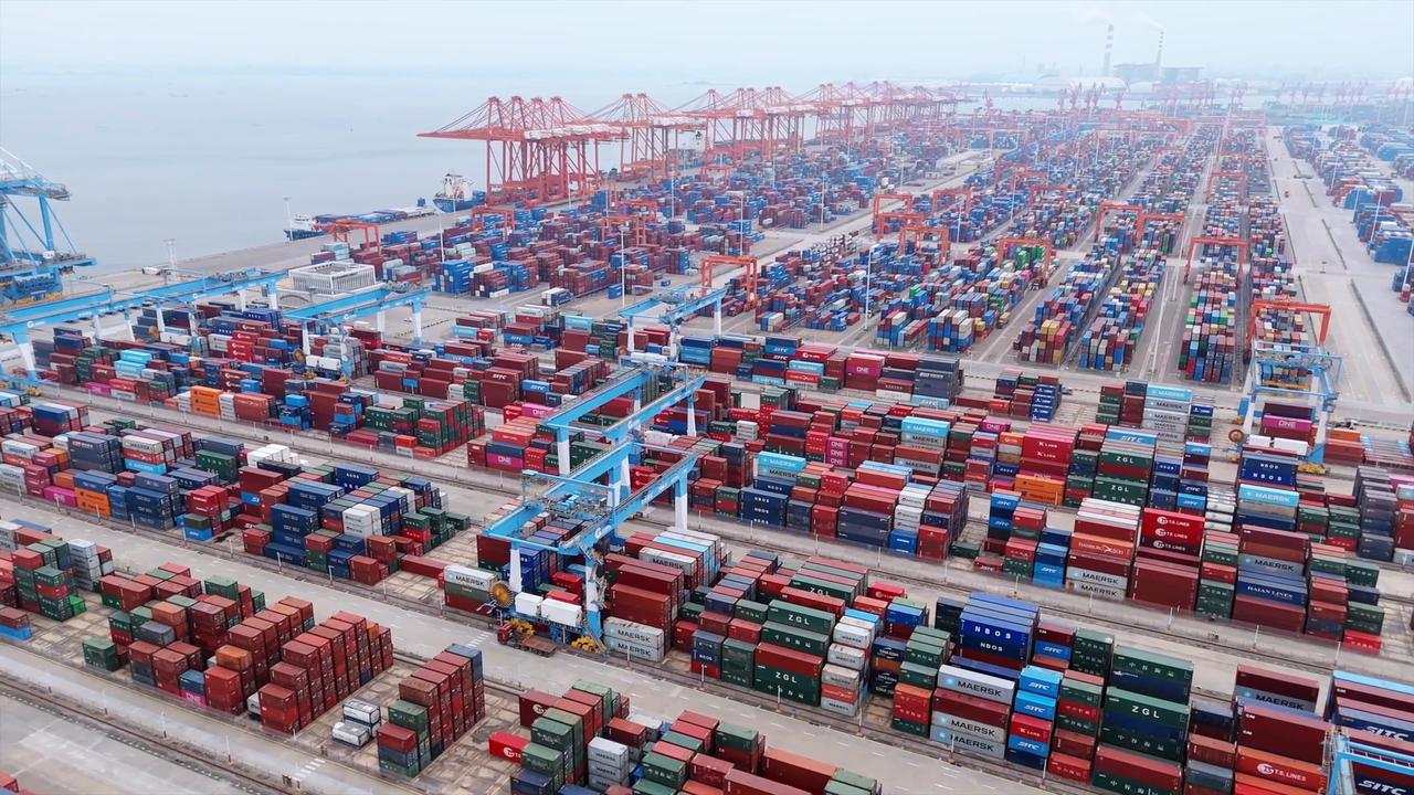 Video thumbnail for Qinzhou Port Container Yard 2.
