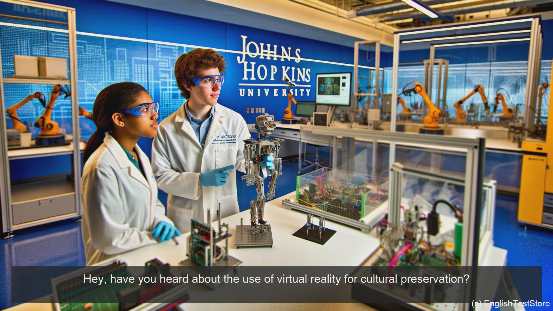 'Video thumbnail for English Conversation for Informatics Engineering: Virtual Reality for Cultural Preservation'