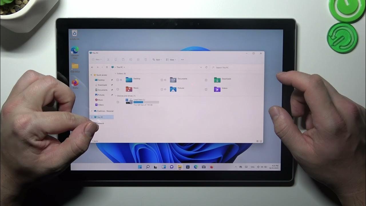 Video thumbnail for How To Find & Open File Manager on MICROSOFT Surface Pro 7+?