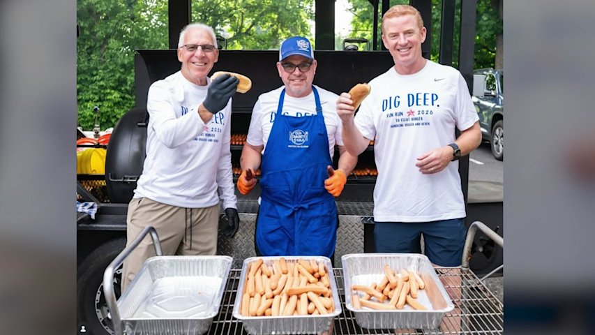 Video thumbnail for Jersey Proud: Jason Garrett returns to Princeton to launch fight against hunger