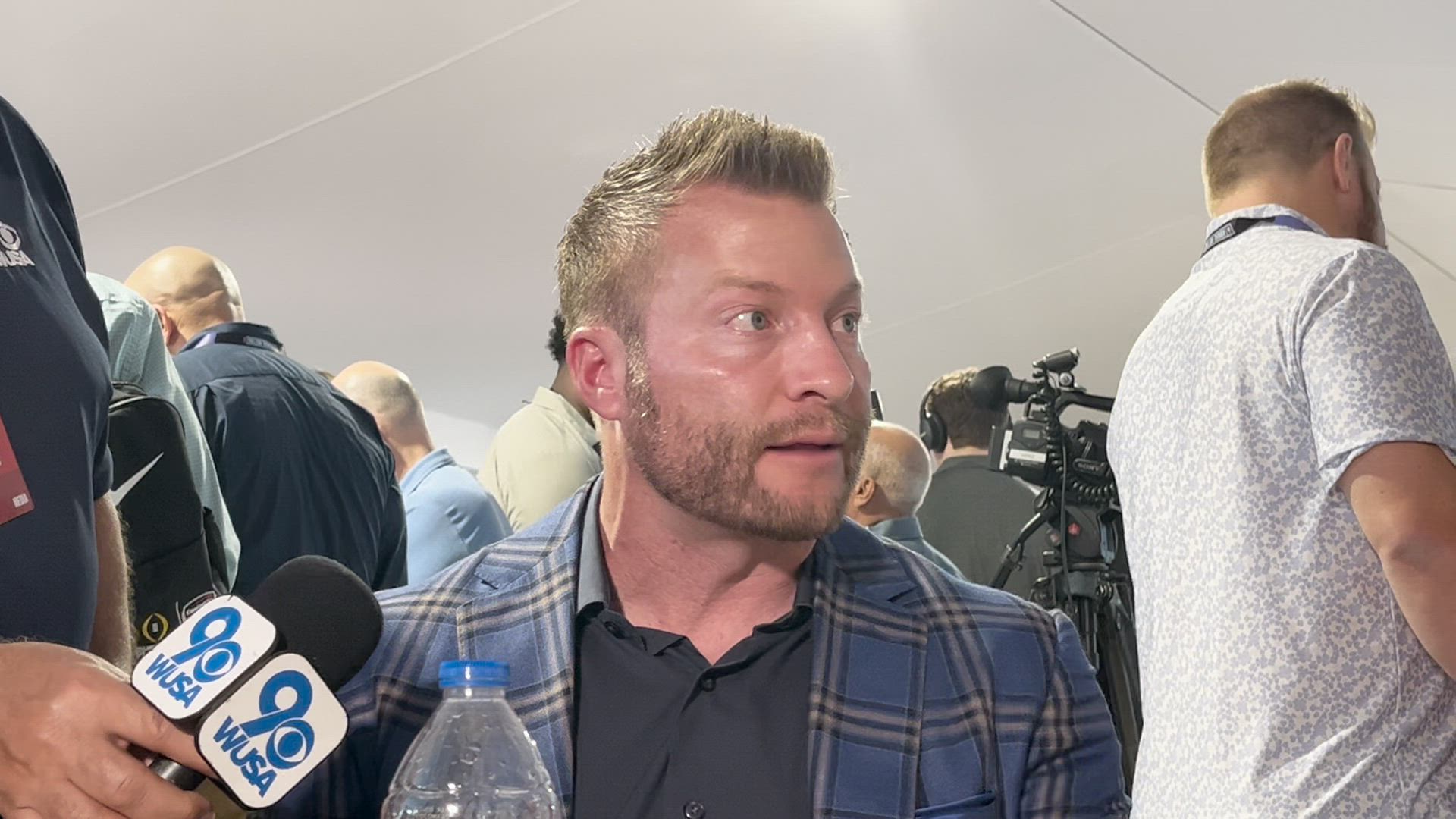 Video thumbnail for WATCH: Sean McVay on James Gladstone