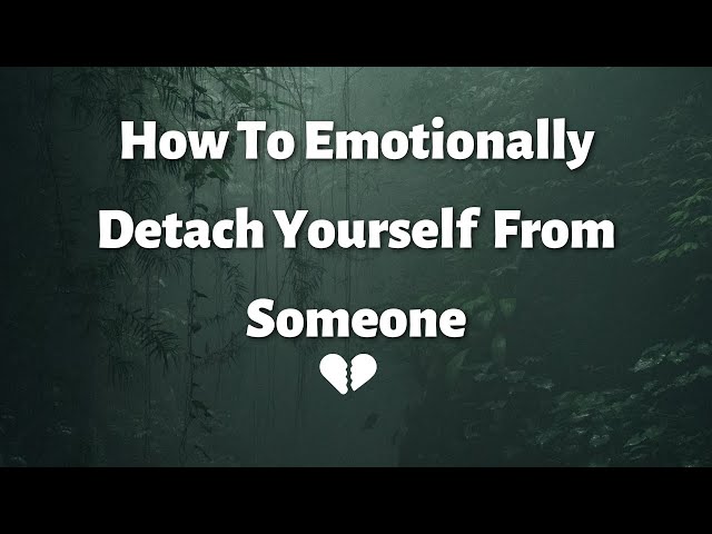Video thumbnail for The law of detachment; how to do it