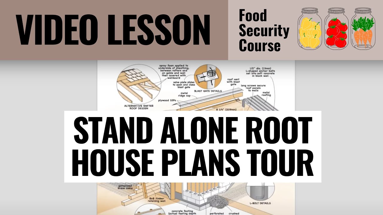Video thumbnail for VIDEO   STAND ALONE ROOT HOUSE PLANS TOUR